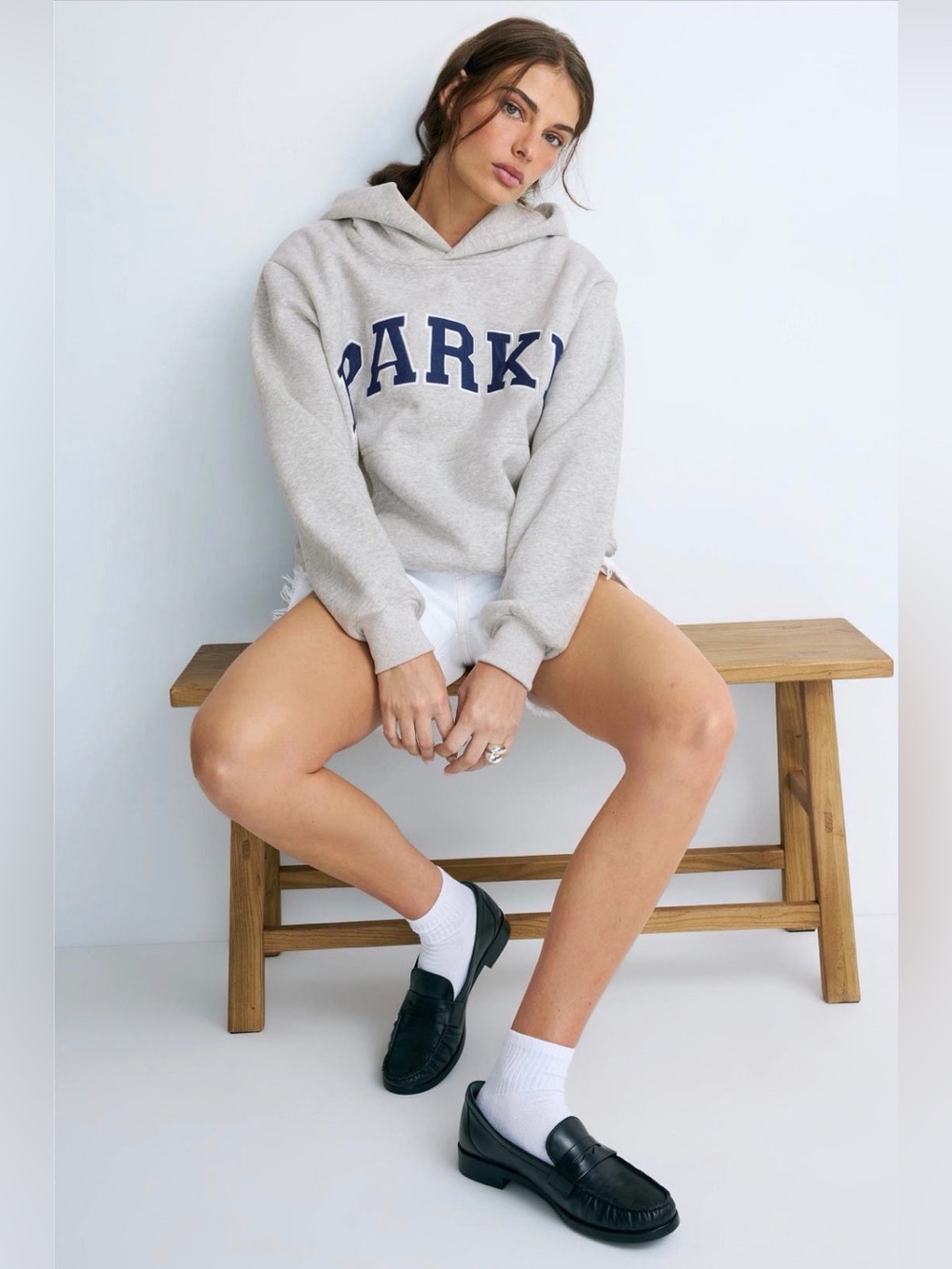 PARKE Grey & Navy Hoodie